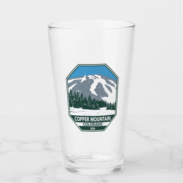 Copper Mountain Ski Area Colorado Glas (Vorderseite)