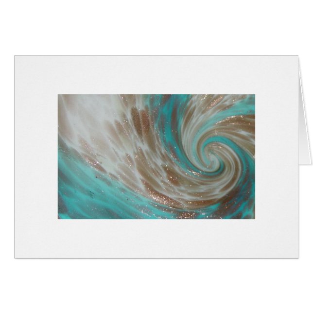 Copper Swirl Murano Étude détaillée (Devant horizontal)