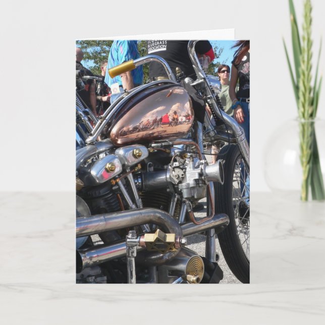 Copper Tank Birthday Card Karte (Vorderseite)