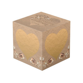 Coppery Cube für 22. Hochzeit Würfel