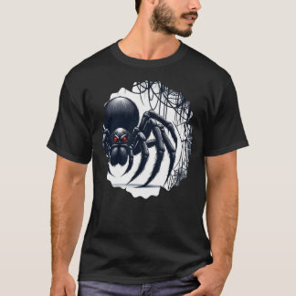 Copy of Creepy Black Spider Gothic Design T-Shirt