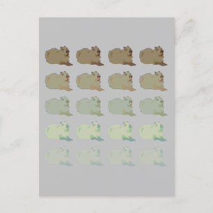Copybara Capybara Postkarte