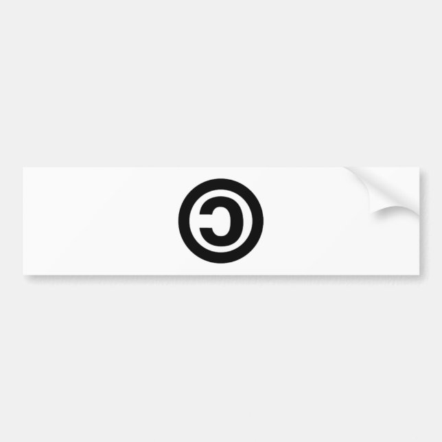 COPYLEFT AUTOAUFKLEBER (Vorne)