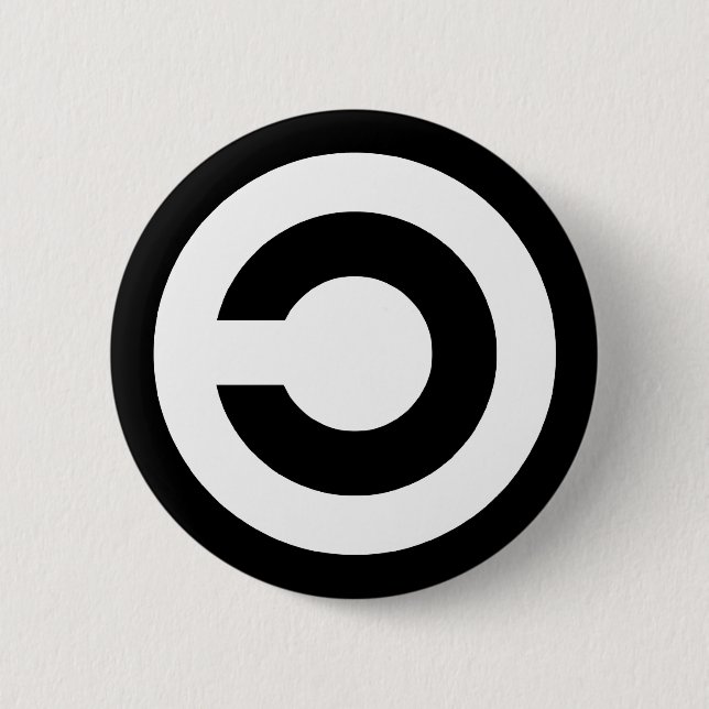 Copyleft - Informationen wollen, um frei zu sein Button (Vorderseite)