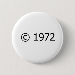 Copyright 1972 button