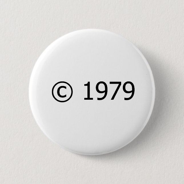 Copyright 1979 button (Vorderseite)