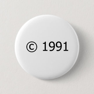 Copyright 1991 button