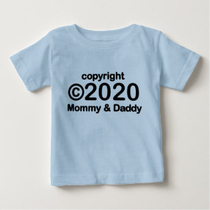 Copyright 2020 Maman et Papa Baby T-shirt
