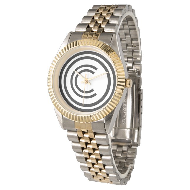 Copyright sign symbol armbanduhr (Schrägansicht)