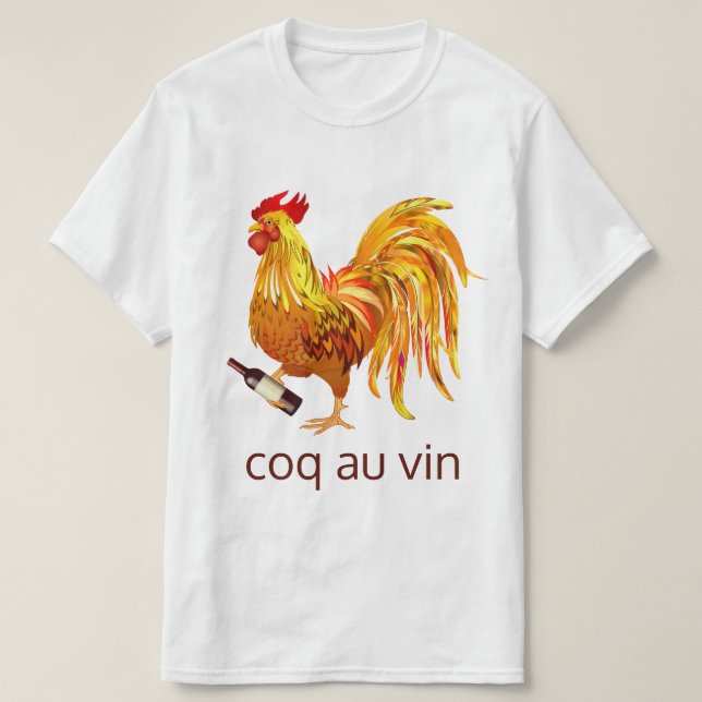 Coq au Vin T-Shirt (Design vorne)