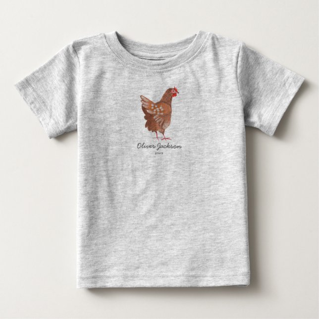 Coq du marché agricole | Baby Boy | T-shirt (Devant)