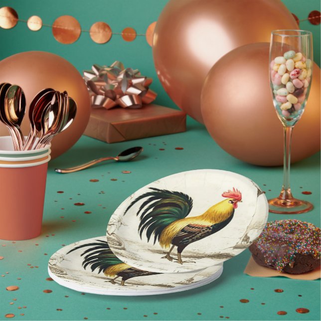 Coq ferme de Paris toute assiette de fête (Multi)