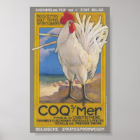 Coq-sur-Mer Poster vintage 1923