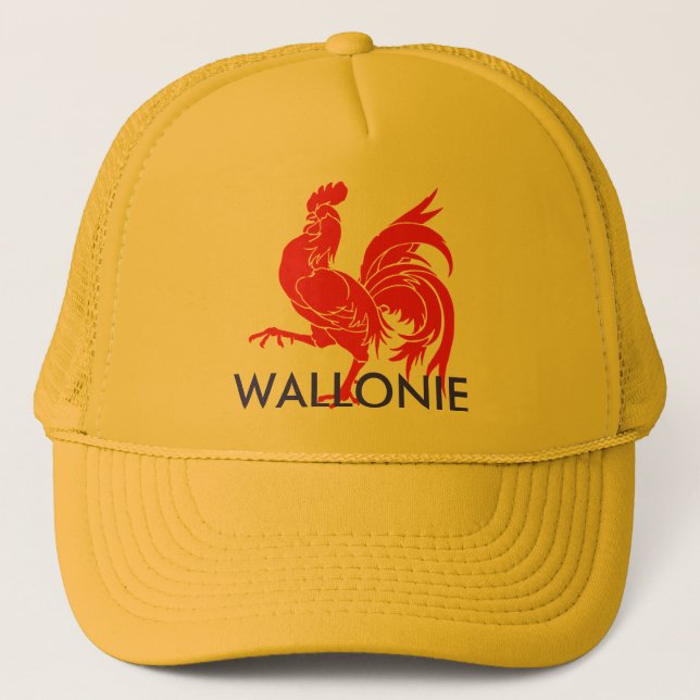 coq wallon wallonie truckerkappe (Vorderseite)