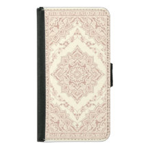Tapis pastel à filigrane floral pour coque Samsung