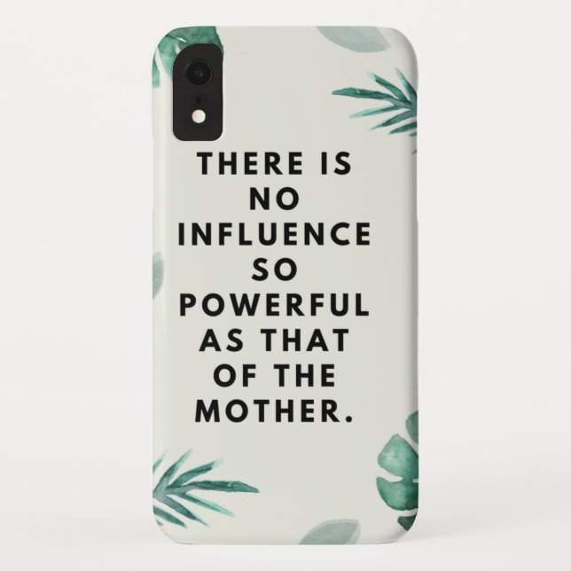 Coque Barely There de Case-Mate pour iPhone XR d'A (Dos)