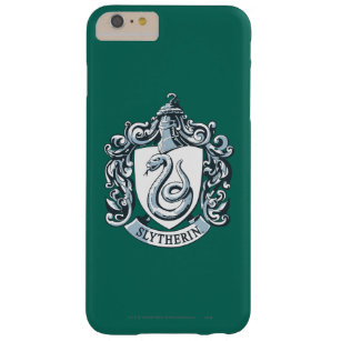 Coque Barely There iPhone 6 Plus Harry Potter   Slytherin Crest - Bleu glacé