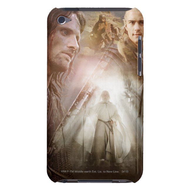 Coque Barely There iPod Collage de caractères (Dos)