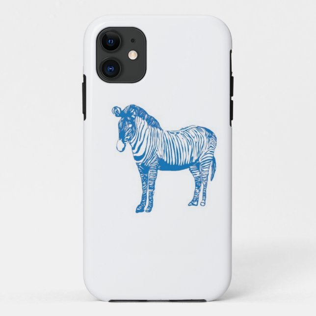 Coque bleu-Mate coque iphone (Dos)
