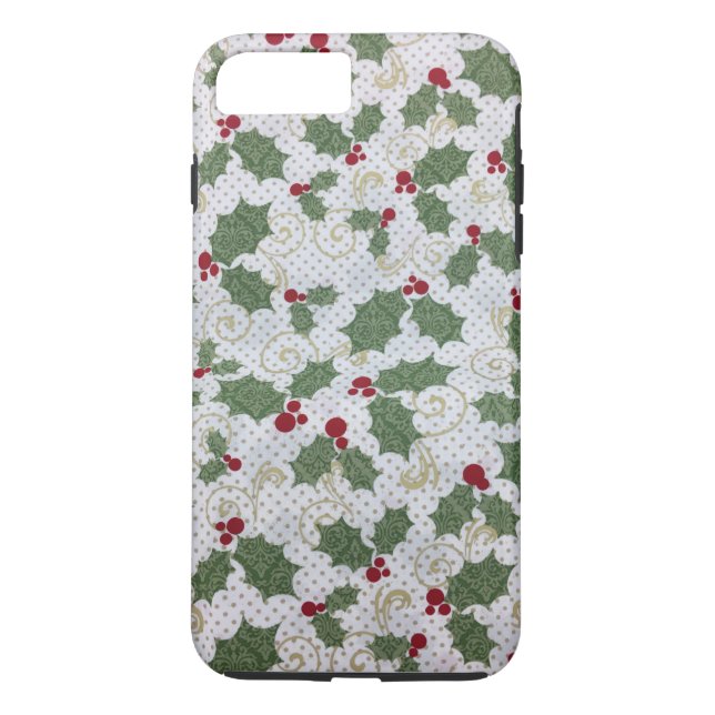Coque Case-Mate Pour iPhone Christmas Holly coque iphone (Dos)