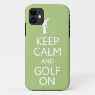 Coque Case-Mate Pour iPhone Conserver le calme et le golf sur coque iphone cou