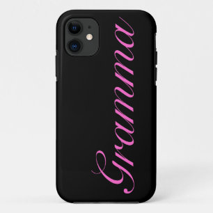 Coque Case-Mate Pour iPhone Coque iphone assez noir de gramma