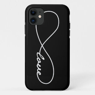 Coque Case-Mate Pour iPhone Coque iphone d'infini d'amour noir et blanc