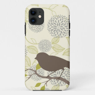 Coque Case-Mate Pour iPhone Coque iphone d'oiseau et de fleur