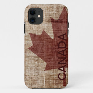 Coque Case-Mate Pour iPhone Coque iphone grunge canadien de drapeau