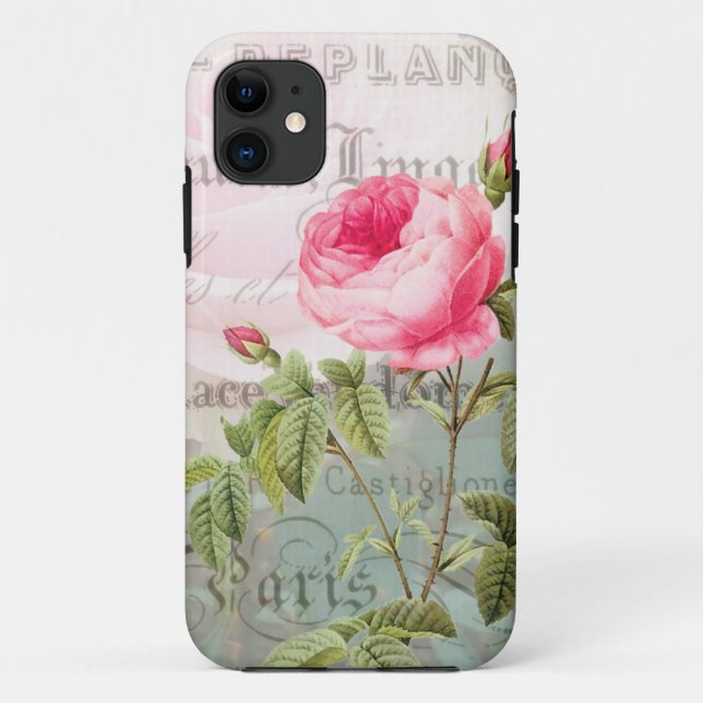 Coque Case-Mate Pour iPhone Coque iphone Rose Vintage Redoute Pink (Dos)