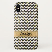 Coque noir blanc-mat à peine il y a iPhone X Coque