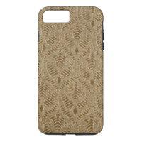 Gold Damask iPhone 7 Plus Coque dur