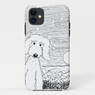 Coque Case-Mate Pour iPhone Griffonnage d'or sur le coque iphone de plage