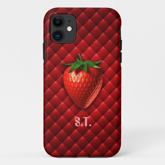 Coque Case-Mate Pour iPhone iPhone fraise 5 Coque (Dos)