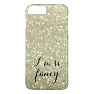 Coque Case-Mate Pour iPhone Je suis tellement Fancy Gold iPhone 7 Plus Coque