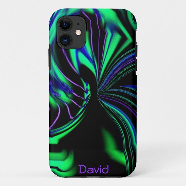 Coque Case-Mate Pour iPhone Neon Alien Aura iPhone 5 Coque *Personnaliser* (Dos)