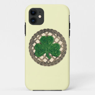 Coque Case-Mate Pour iPhone Shamrock beige et Celtic Knots iPhone 5G Coque