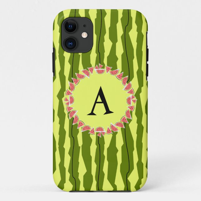 Coque Case-Mate Pour iPhone Watermelon Stripe 'Monogram' iPhone 5 coque (Dos)