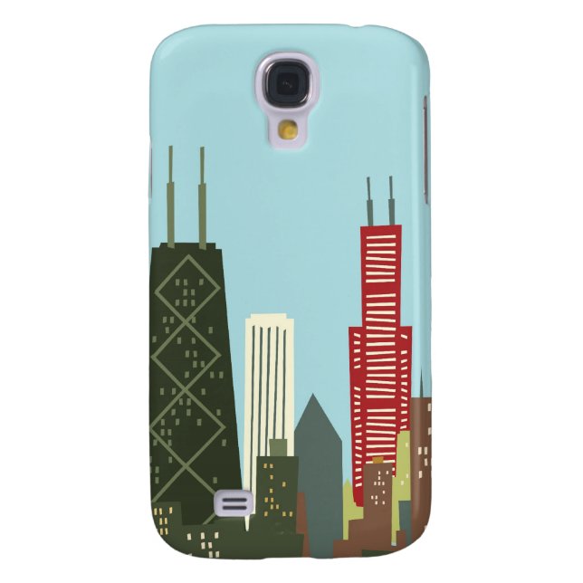 Coque Case-Mate Pour Samsung Galaxy Bande dessinée Chicago (Dos)