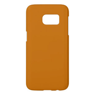 Coque Samsung Galaxy S7 Browny Orange (couleur solide) 