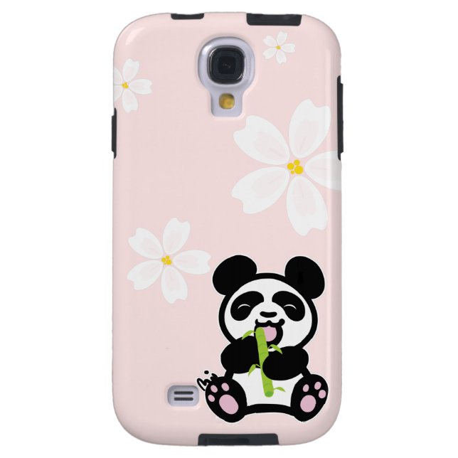 Coque Case-Mate Pour Samsung Galaxy Caisse heureuse de la galaxie 4 de panda (Dos)