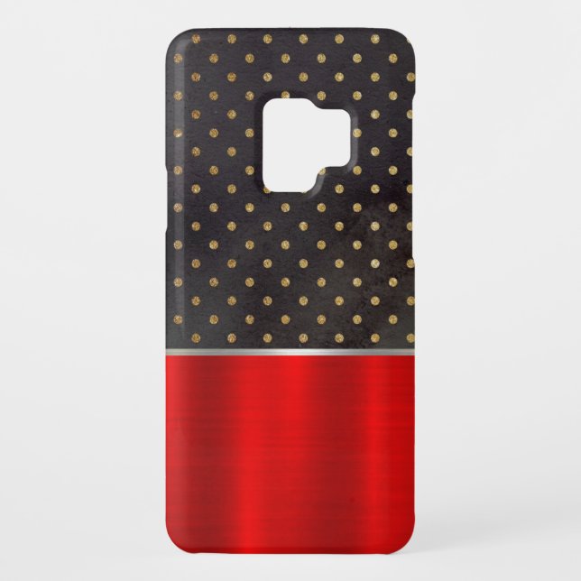 Coque Case-Mate Pour Samsung Galaxy Caisse métallique rouge fraîche de téléphone (Dos)