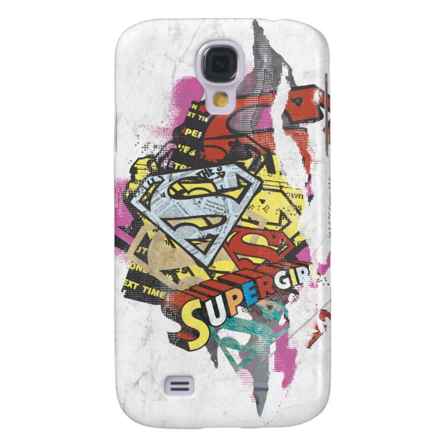 Coque Case-Mate Pour Samsung Galaxy Capteurs de bande dessinée Supergirl 4 (Dos)