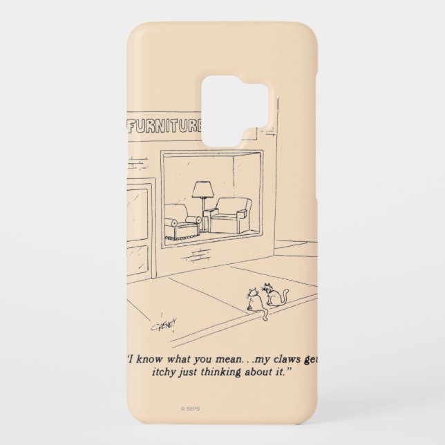 Coque Case-Mate Pour Samsung Galaxy Chats griffant des meubles (Dos)