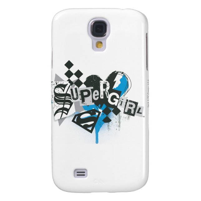 Coque Case-Mate Pour Samsung Galaxy Déversements et éclaboussures de supergirl (Dos)