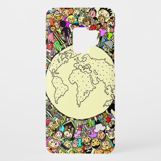 Coque Case-Mate Pour Samsung Galaxy Enfants du monde (Dos)