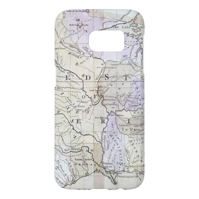 Coque Case-Mate Pour Samsung Galaxy Les ETATS-UNIS TRACENT, c1812 (Dos)