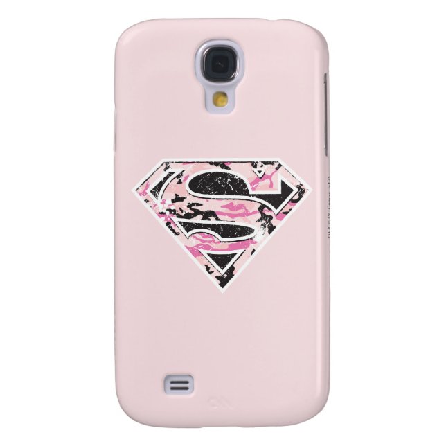 Coque Case-Mate Pour Samsung Galaxy Logo Camouflage Supergirl (Dos)
