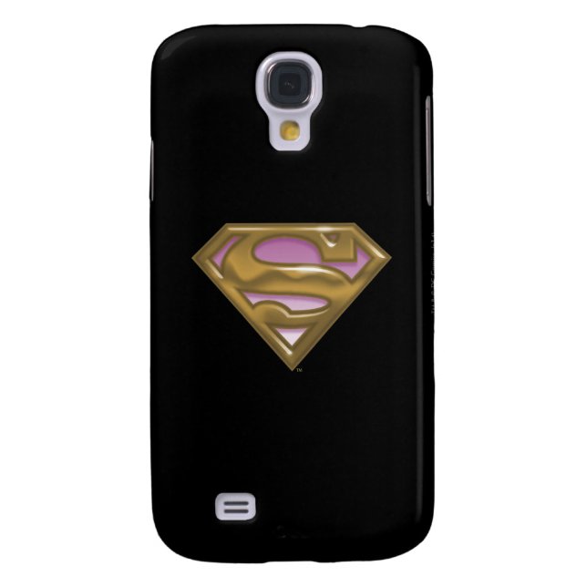 Coque Case-Mate Pour Samsung Galaxy Logo doré Supergirl (Dos)