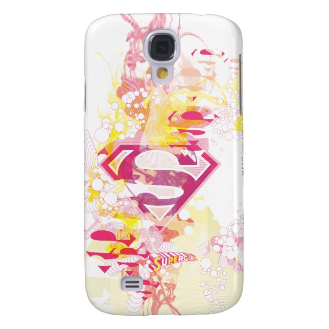 Coque Case-Mate Pour Samsung Galaxy Logo Retro Supergirl (Dos)